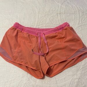Lululemon Athletica Pink hotty hot Shorts
